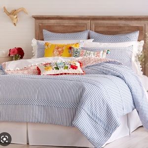 Pioneer Woman Full/Queen Duvet Cover, 2 Standard Shams